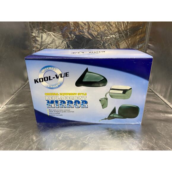 Kool-Vue GM11SL Manual Driver Side Mirror Assembly Part # 1320128 Right - Picture 1 of 5